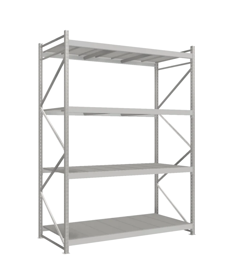 СТ-051 Стеллаж_3000/1050/2100 полки цинк_4 яруса