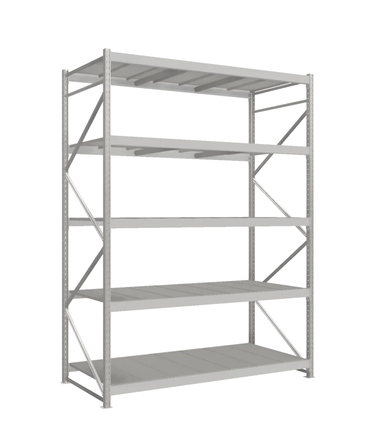 СТ-051 Стеллаж_3000/1050/2100 полки цинк_5 ярусов