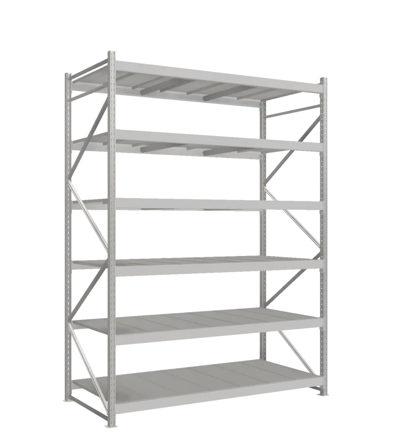 СТ-051 Стеллаж_3000/1050/2100 полки цинк_6 ярусов