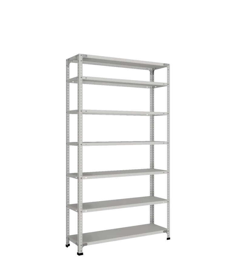 СТ-011 Стеллаж h1800х1000х300_7 полок_без рёбер жёсткости