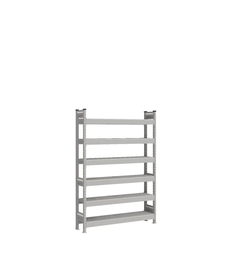 Стеллаж СТ-023 - RAL 7038 - 1800 - 300 - 1200 - RAL 7038 - 6