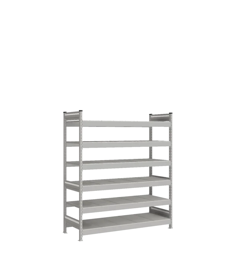 Стеллаж СТ-023 - RAL 7038 - 1800 - 600 - 1500 - Цинк - 6