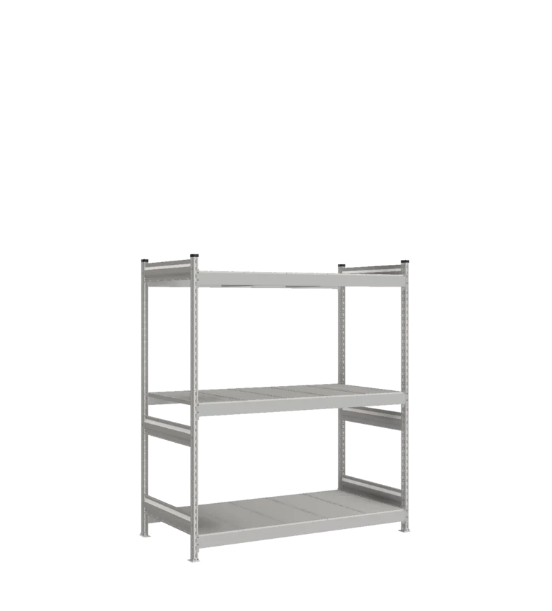 Стеллаж СТ-023 - RAL 7038 - 1800 - 800 - 1500 - Цинк - 3
