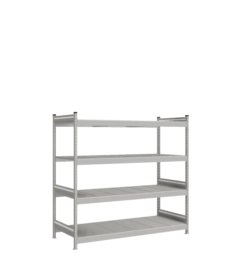 Стеллаж СТ-023 - RAL 7038 - 1800 - 800 - 1800 - RAL 7038 - 4