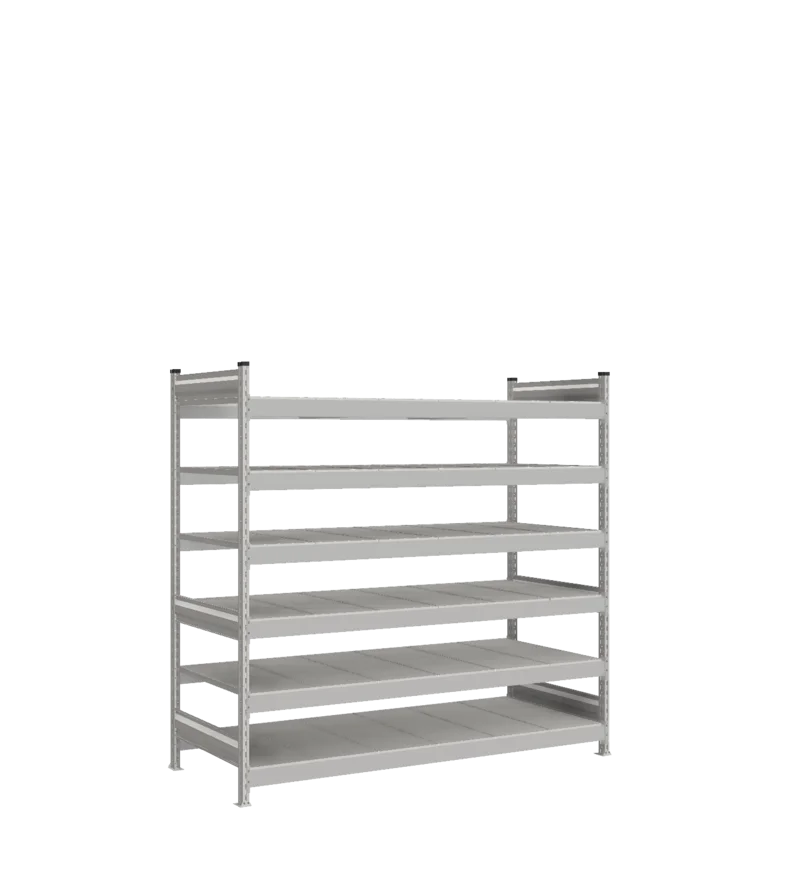 Стеллаж СТ-023 - RAL 7038 - 1800 - 800 - 1800 - Цинк - 6