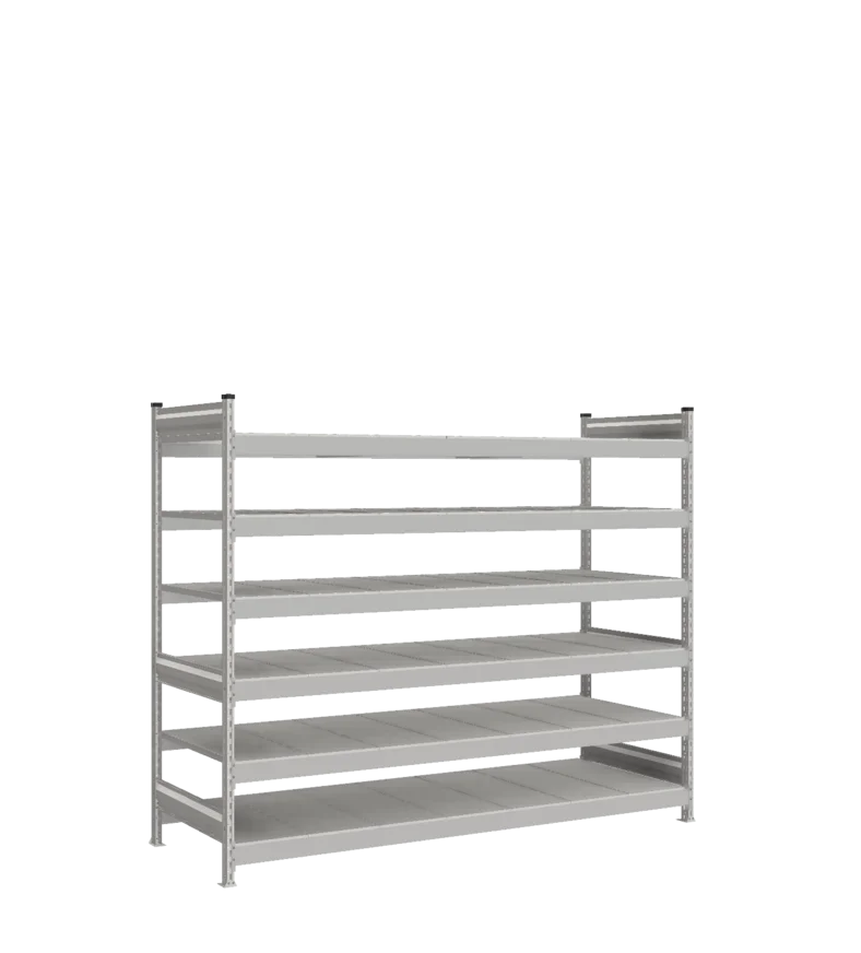 Стеллаж СТ-023 - RAL 7038 - 1800 - 800 - 2100 - RAL 7038 - 6