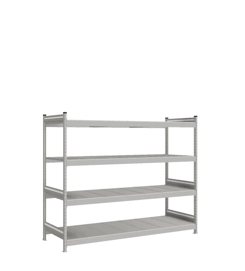 Стеллаж СТ-023 - RAL 7038 - 1800 - 800 - 2100 - Цинк - 4