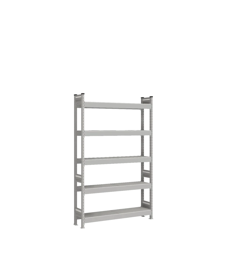 Стеллаж СТ-023 - RAL 7038 - 2000 - 300 - 1200 - Цинк - 5