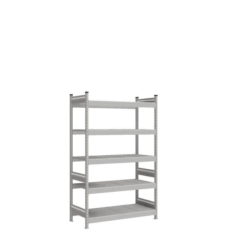 Стеллаж СТ-023 - RAL 7038 - 2000 - 600 - 1200 - Цинк - 5