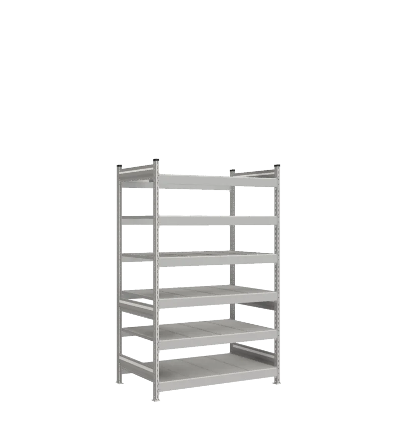 Стеллаж СТ-023 - RAL 7038 - 2000 - 800 - 1200 - RAL 7038 - 6