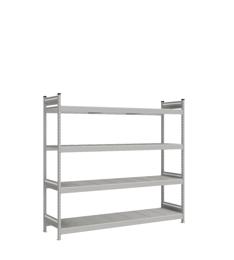 Стеллаж СТ-023 - RAL 7038 - 2000 - 600 - 2100 - RAL 7038 - 4