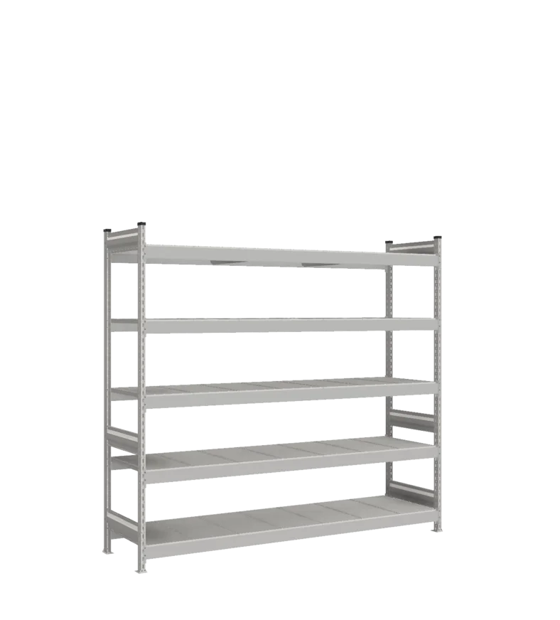 Стеллаж СТ-023 - RAL 7038 - 2000 - 600 - 2100 - Цинк - 5