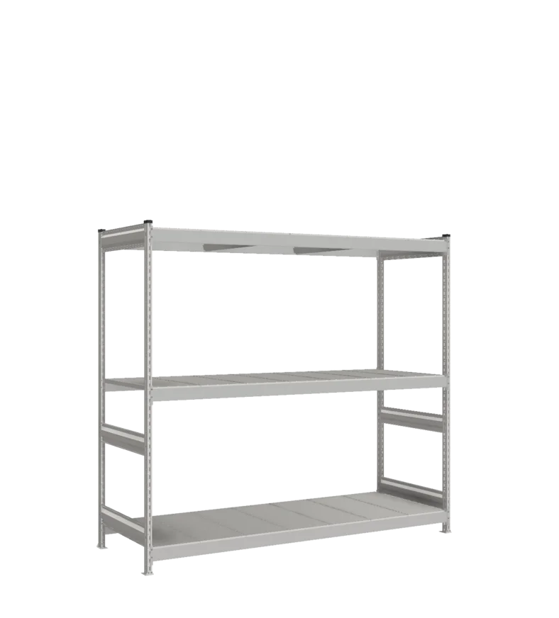 Стеллаж СТ-023 - RAL 7038 - 2000 - 800 - 2100 - RAL 7038 - 3