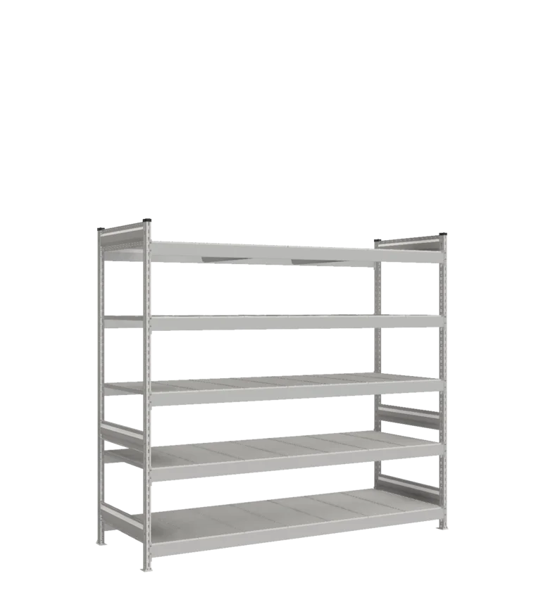 Стеллаж СТ-023 - RAL 7038 - 2000 - 800 - 2100 - Цинк - 5