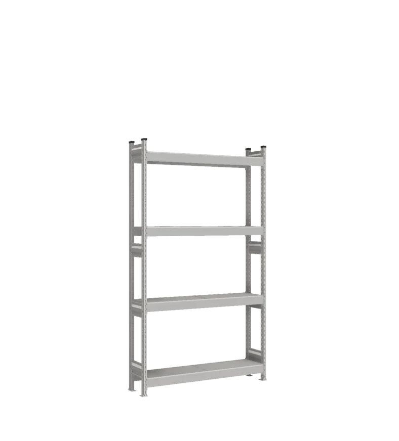 Стеллаж СТ-023 - RAL 7038 - 2200 - 300 - 1200 - RAL 7038 - 4