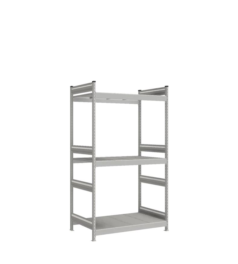 Стеллаж СТ-023 - RAL 7038 - 2200 - 800 - 1200 - Цинк - 3