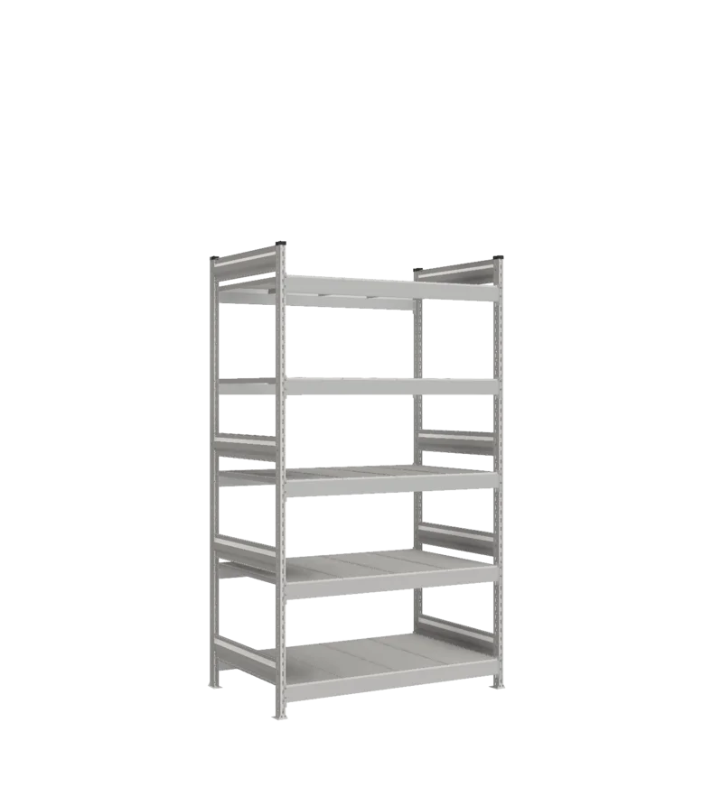 Стеллаж СТ-023 - RAL 7038 - 2200 - 800 - 1200 - Цинк - 5