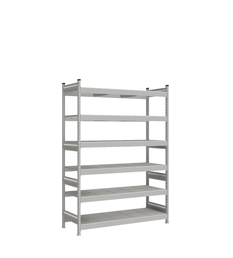 Стеллаж СТ-023 - RAL 7038 - 2200 - 600 - 1500 - RAL 7038 - 6