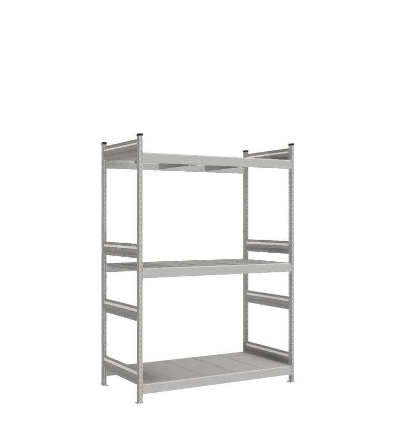 Стеллаж СТ-023 - RAL 7038 - 2200 - 800 - 1500 - RAL 7038 - 3