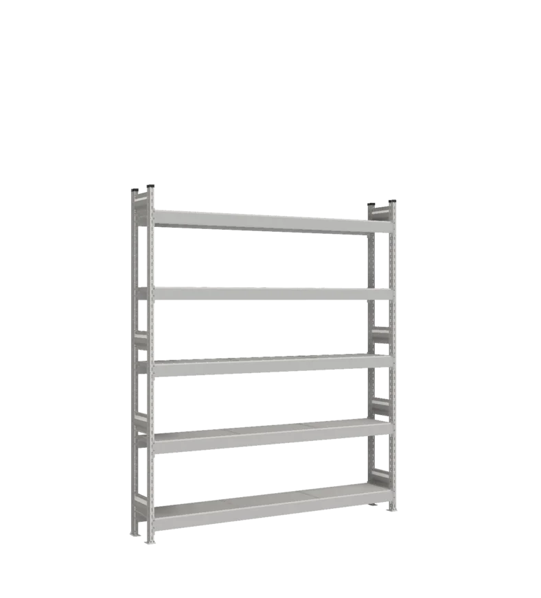 Стеллаж СТ-023 - RAL 7038 - 2200 - 300 - 1800 - Цинк - 5