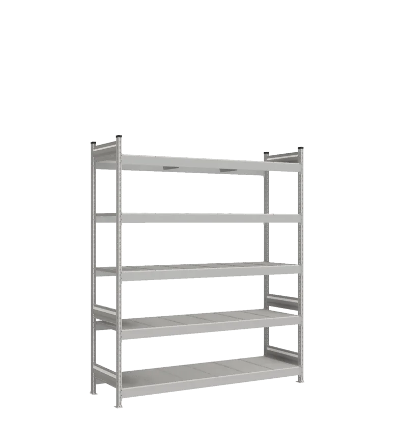 Стеллаж СТ-023 - RAL 7038 - 2200 - 600 - 1800 - RAL 7038 - 5