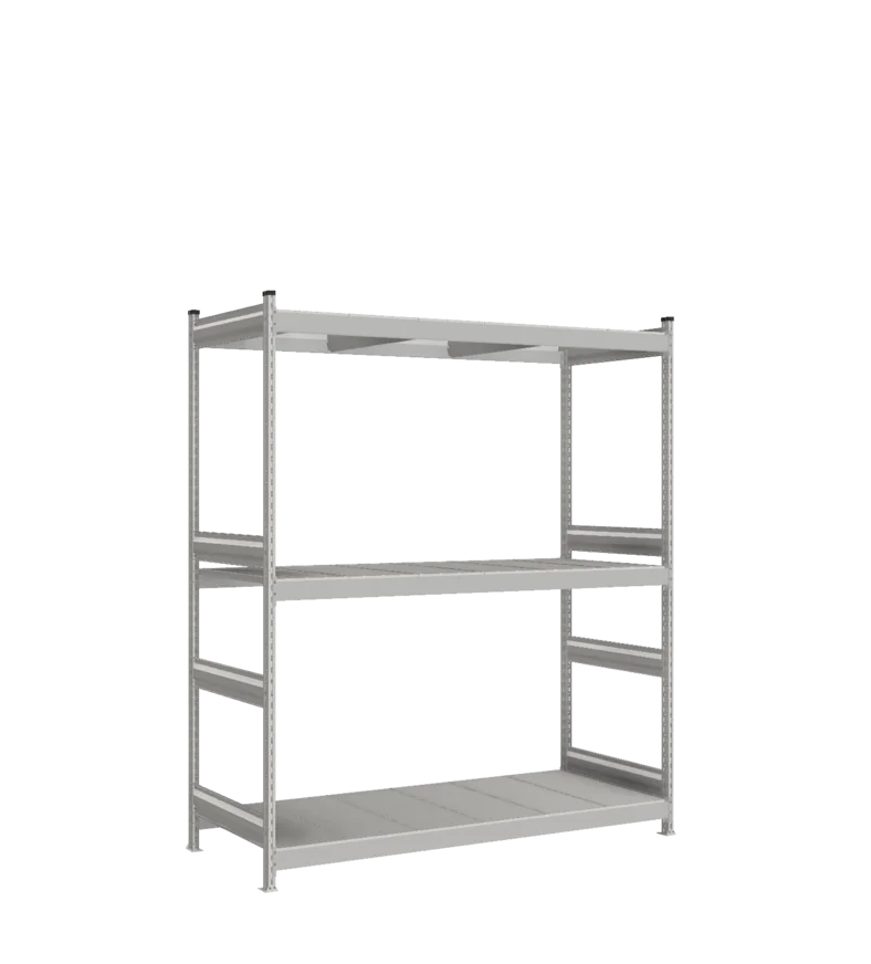 Стеллаж СТ-023 - RAL 7038 - 2200 - 800 - 1800 - Цинк - 3