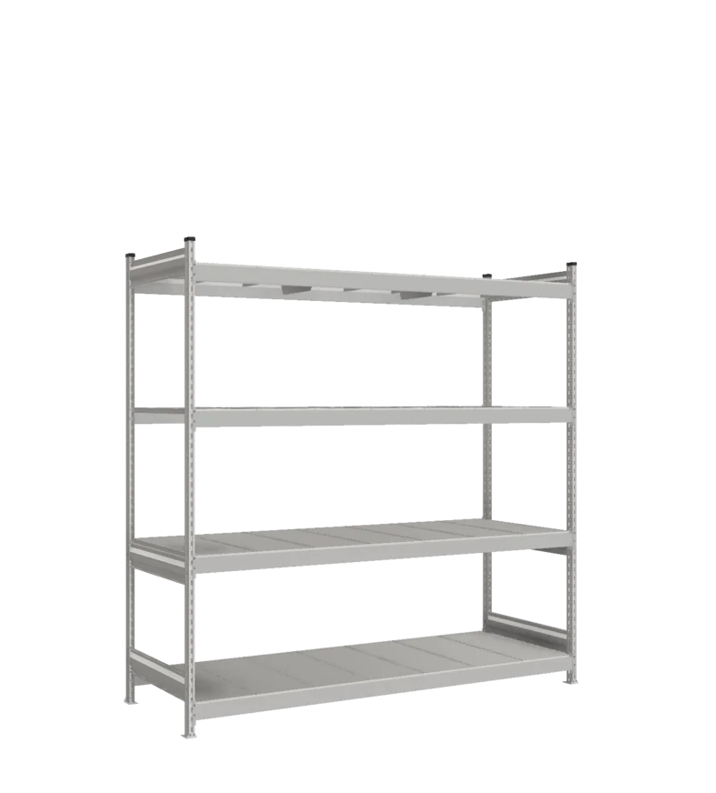 Стеллаж СТ-023 - RAL 7038 - 2200 - 800 - 2100 - RAL 7038 - 4