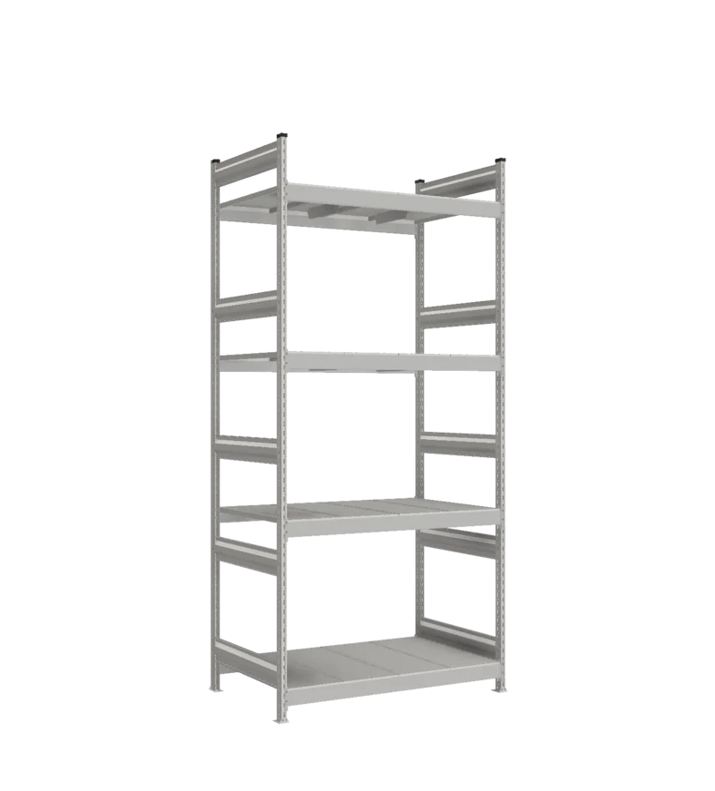 Стеллаж СТ-023 - RAL 7038 - 2500 - 800 - 1200 - Цинк - 4