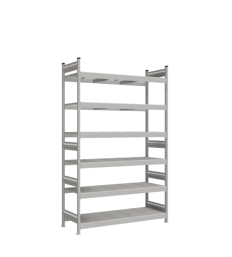Стеллаж СТ-023 - RAL 7038 - 2500 - 600 - 1500 - Цинк - 6