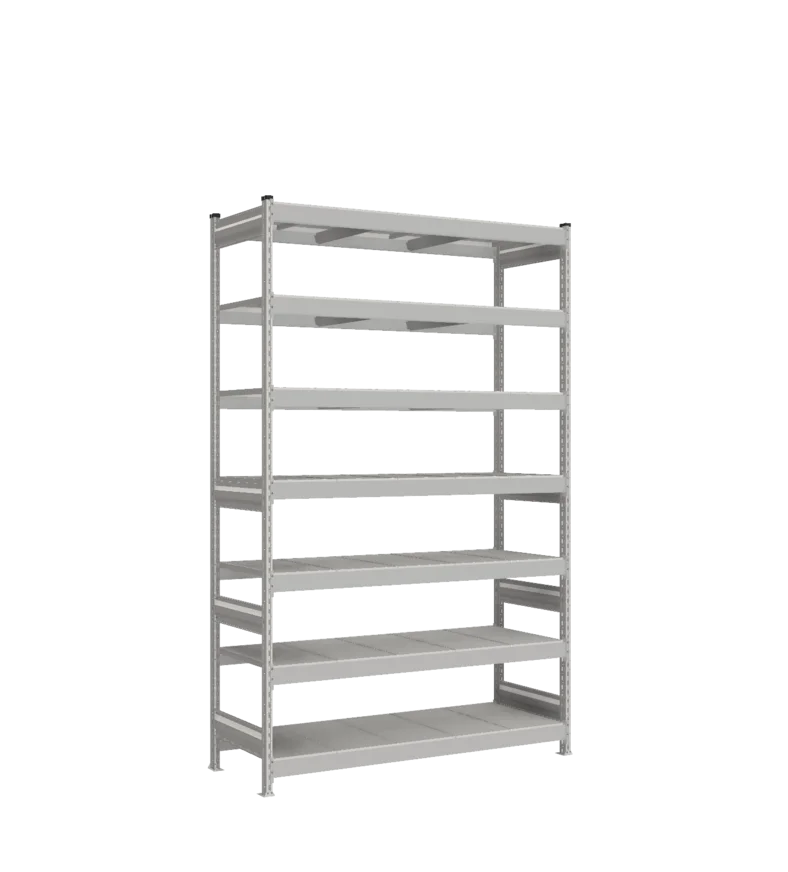 Стеллаж СТ-023 - RAL 7038 - 2500 - 600 - 1500 - Цинк - 7