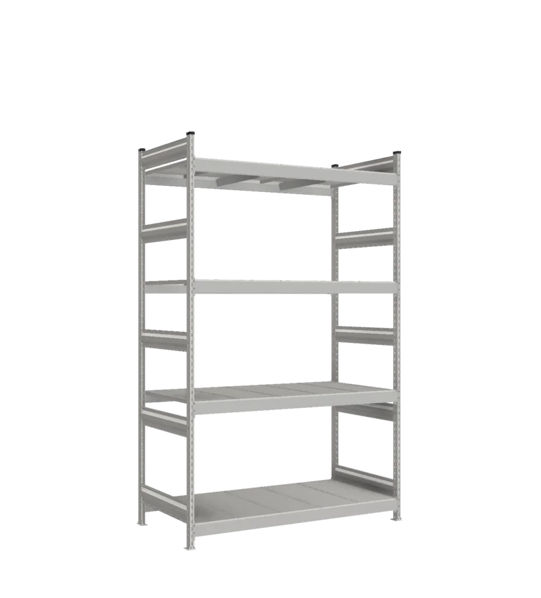 Стеллаж СТ-023 - RAL 7038 - 2500 - 800 - 1500 - Цинк - 4