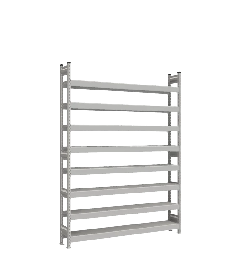 Стеллаж СТ-023 - RAL 7038 - 2500 - 300 - 1800 - Цинк - 8