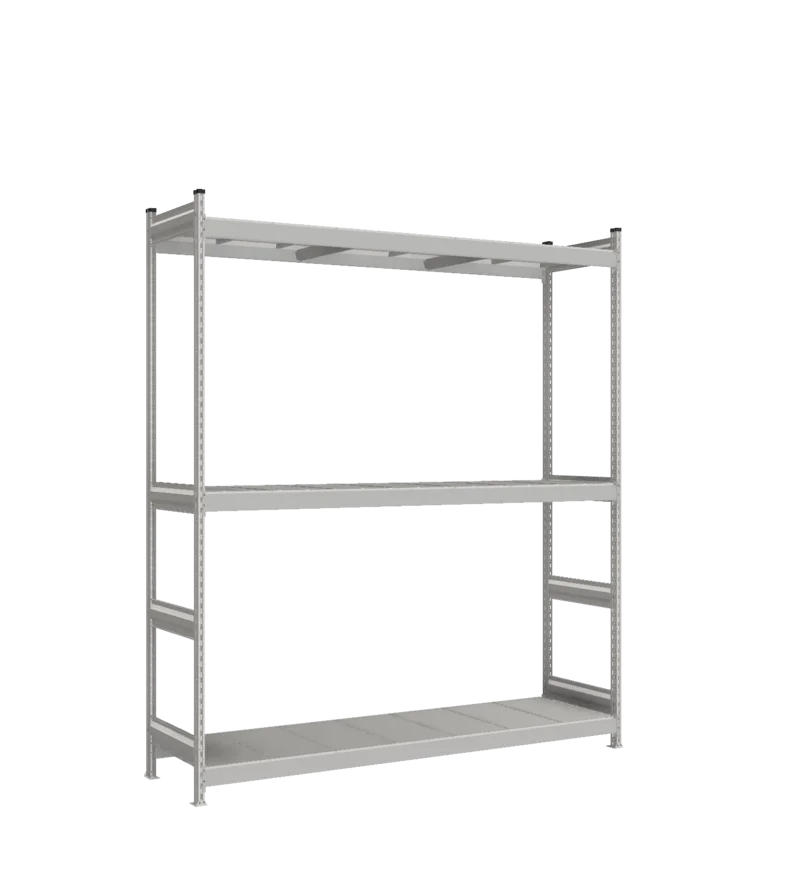 Стеллаж СТ-023 - RAL 7038 - 2500 - 600 - 2100 - RAL 7038 - 3