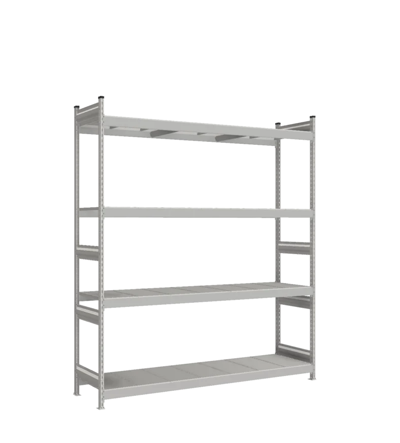 Стеллаж СТ-023 - RAL 7038 - 2500 - 600 - 2100 - RAL 7038 - 4