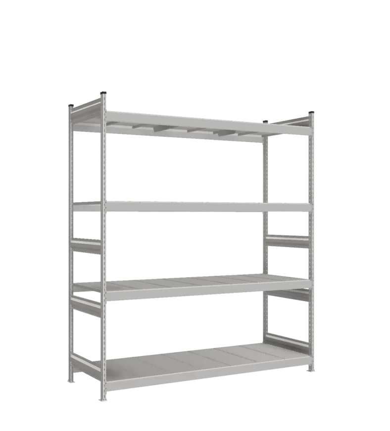 Стеллаж СТ-023 - RAL 7038 - 2500 - 800 - 2100 - RAL 7038 - 4