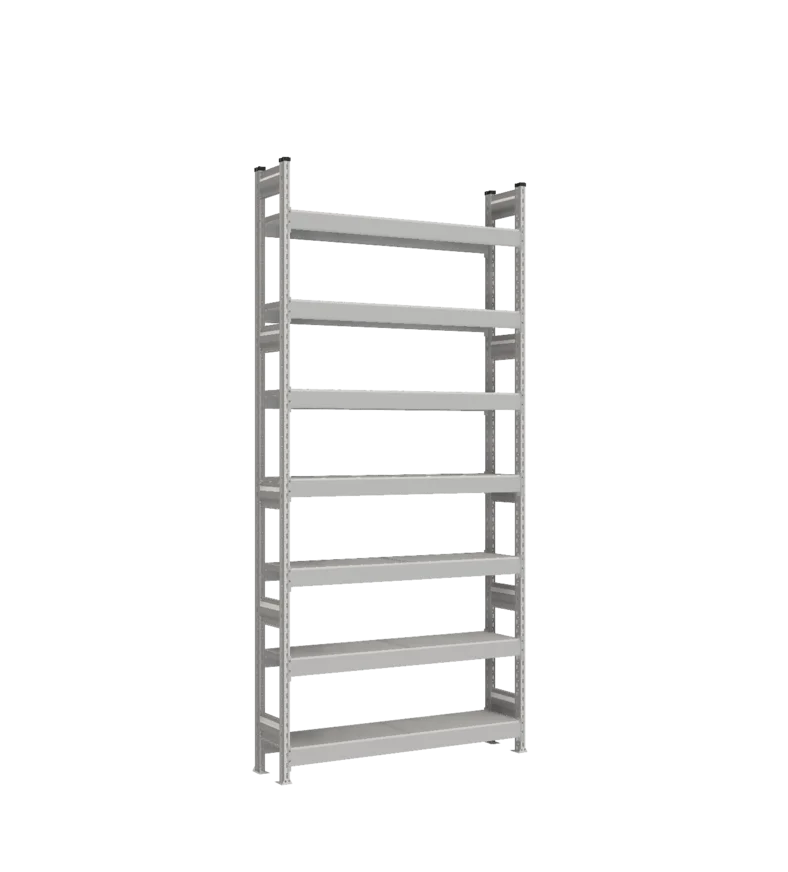 Стеллаж СТ-023 - RAL 7038 - 2700 - 300 - 1200 - Цинк - 7