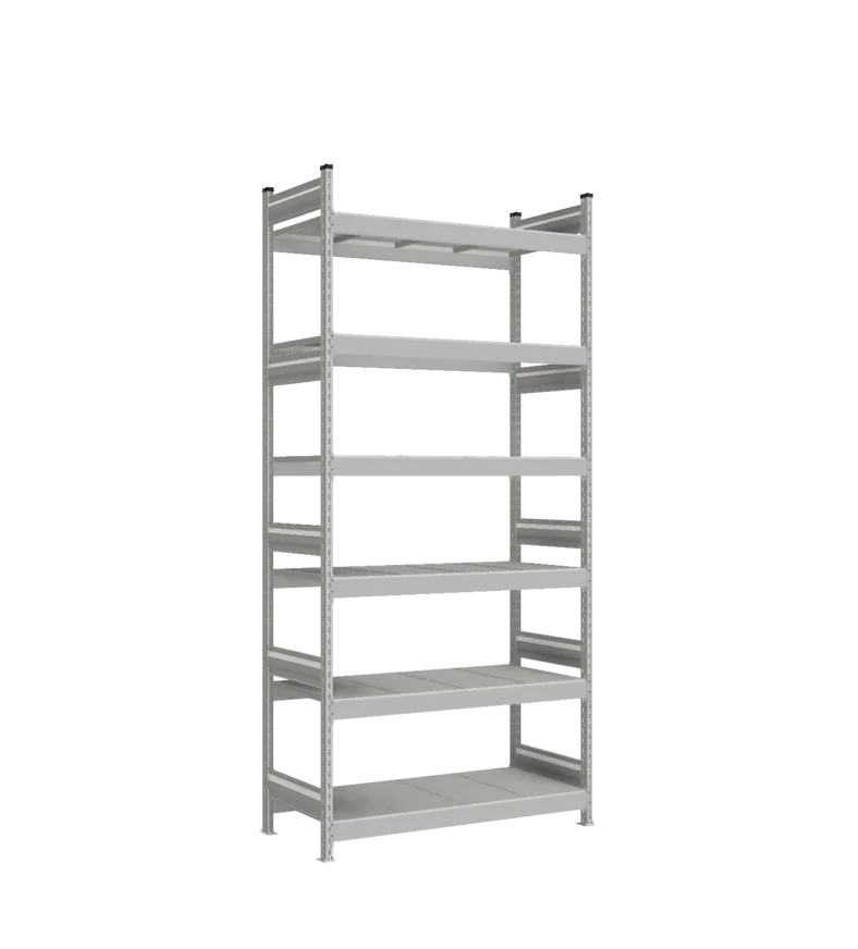 Стеллаж СТ-023 - RAL 7038 - 2700 - 600 - 1200 - Цинк - 6