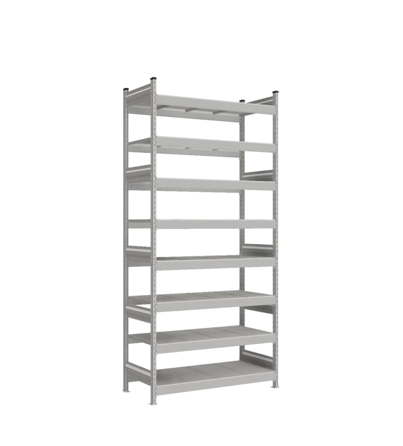 Стеллаж СТ-023 - RAL 7038 - 2700 - 600 - 1200 - Цинк - 8
