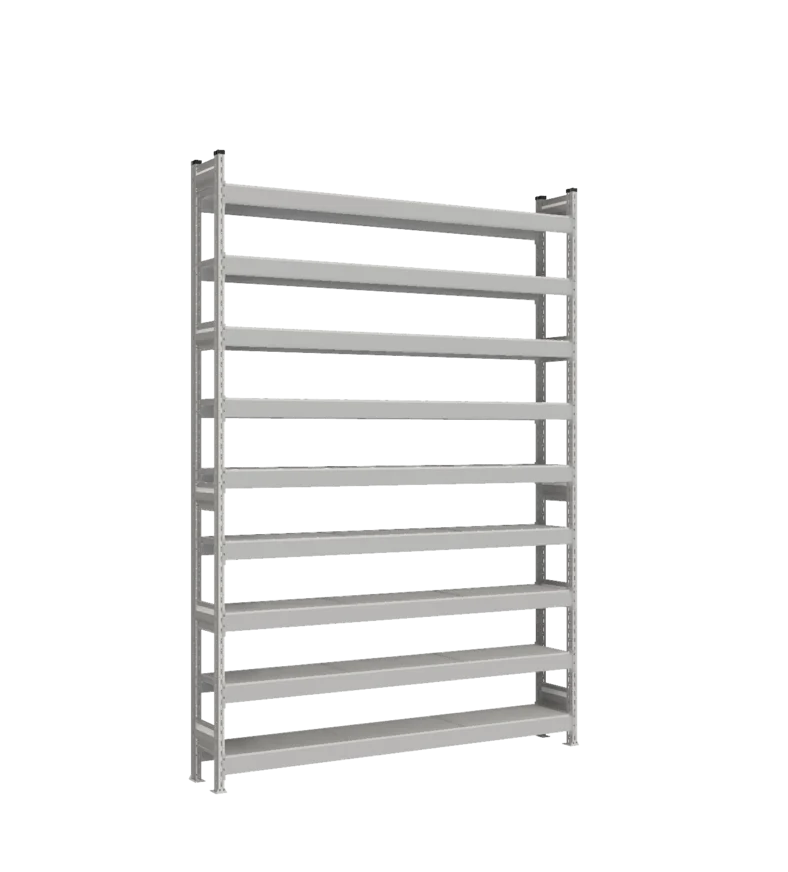 Стеллаж СТ-023 - RAL 7038 - 2700 - 300 - 1800 - Цинк - 9