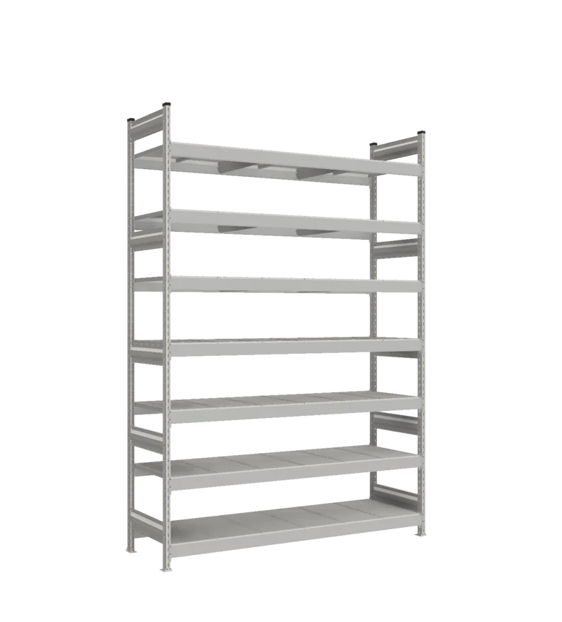 Стеллаж СТ-023 - RAL 7038 - 2700 - 600 - 1800 - RAL 7038 - 7