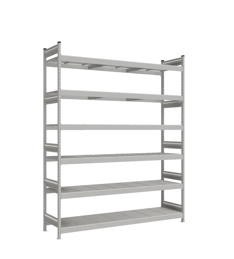 Стеллаж СТ-023 - RAL 7038 - 2700 - 600 - 2100 - Цинк - 6