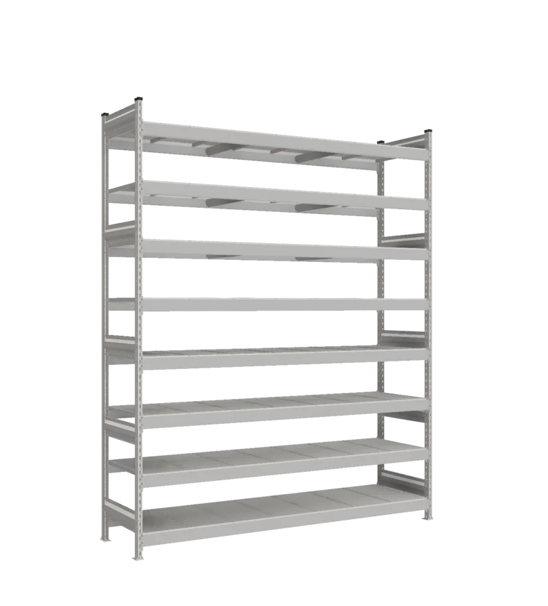 Стеллаж СТ-023 - RAL 7038 - 2700 - 600 - 2100 - Цинк - 8