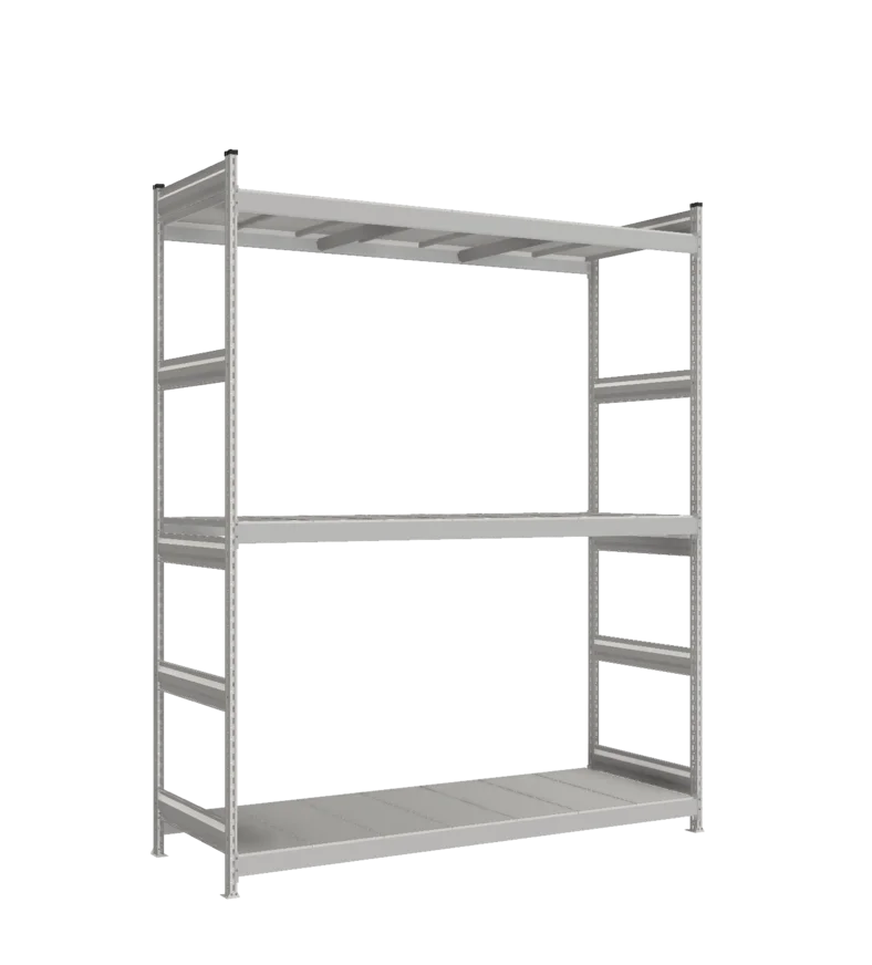 Стеллаж СТ-023 - RAL 7038 - 2700 - 800 - 2100 - RAL 7038 - 3