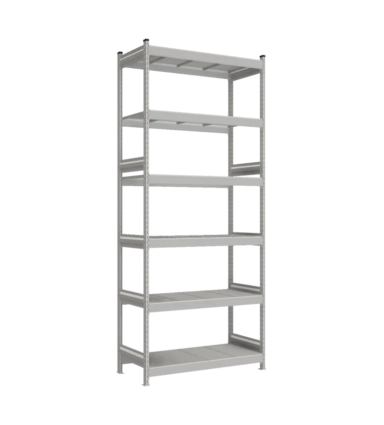 Стеллаж СТ-023 - RAL 7038 - 3000 - 600 - 1200 - RAL 7038 - 6