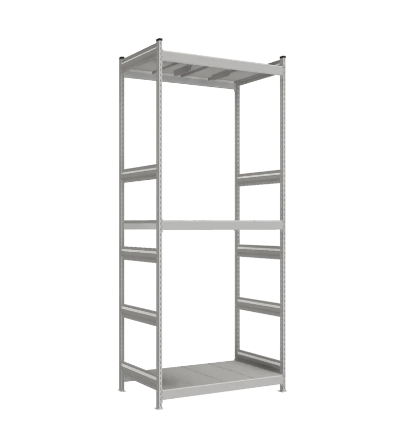 Стеллаж СТ-023 - RAL 7038 - 3000 - 800 - 1200 - Цинк - 3