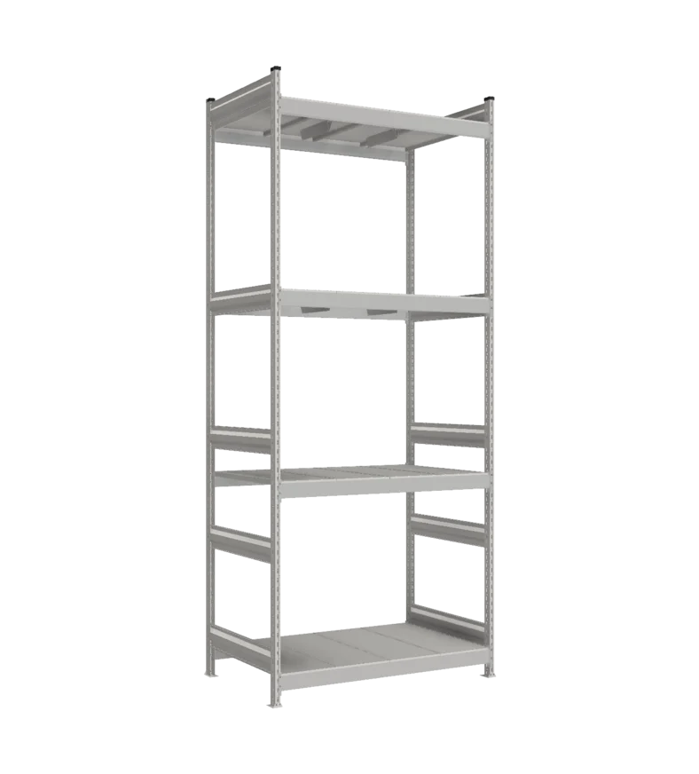 Стеллаж СТ-023 - RAL 7038 - 3000 - 800 - 1200 - Цинк - 4