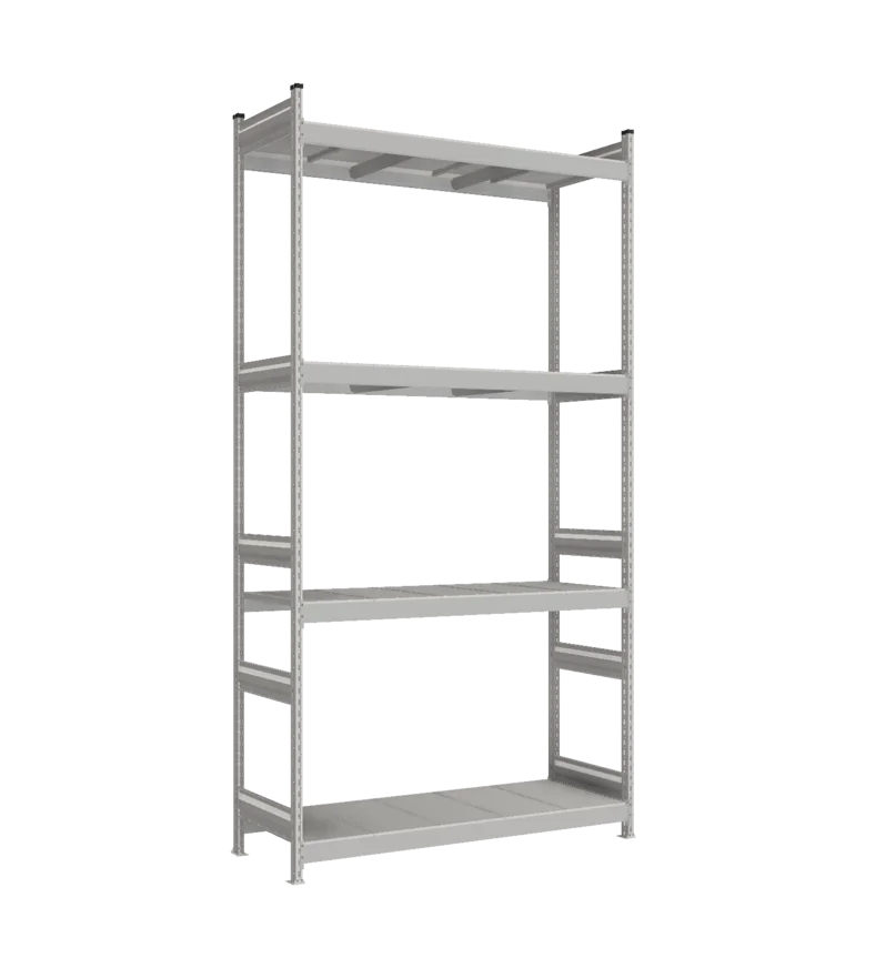 Стеллаж СТ-023 - RAL 7038 - 3000 - 600 - 1500 - Цинк - 4