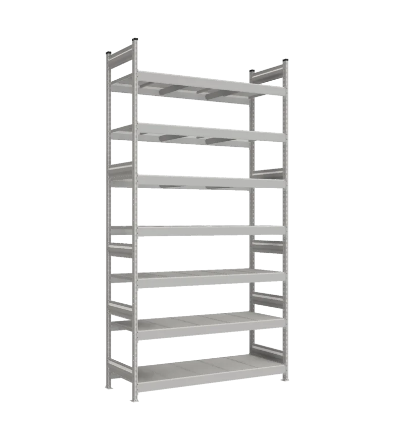 Стеллаж СТ-023 - RAL 7038 - 3000 - 600 - 1500 - Цинк - 7