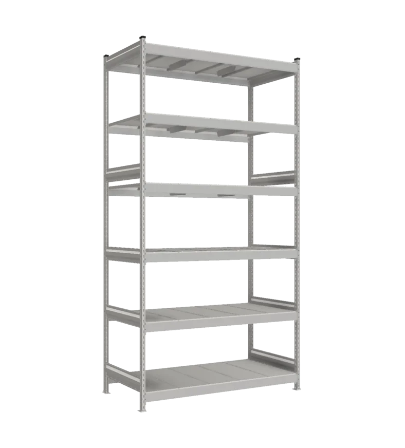 Стеллаж СТ-023 - RAL 7038 - 3000 - 800 - 1500 - Цинк - 6