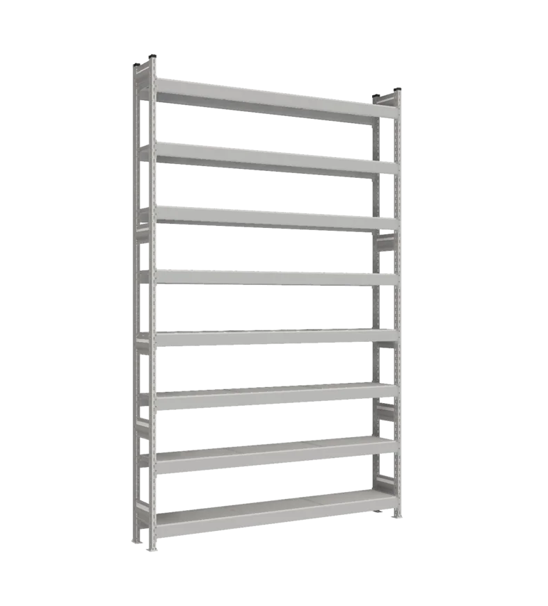 Стеллаж СТ-023 - RAL 7038 - 3000 - 300 - 1800 - RAL 7038 - 8